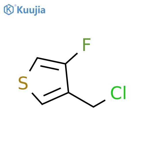 Thiophene, 3-(chloromethyl)-4-fluoro- structure