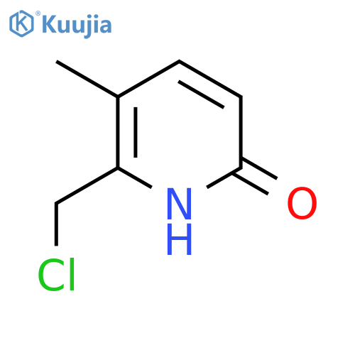 2-Chloromethyl-6-hydroxy-3-methylpyridine structure
