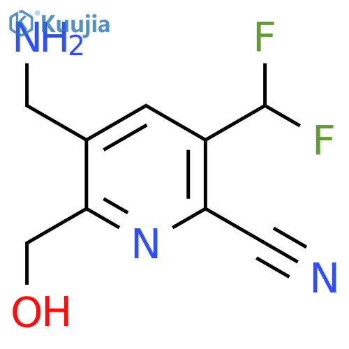 5-(Aminomethyl)-2-cyano-3-(difluoromethyl)pyridine-6-methanol structure