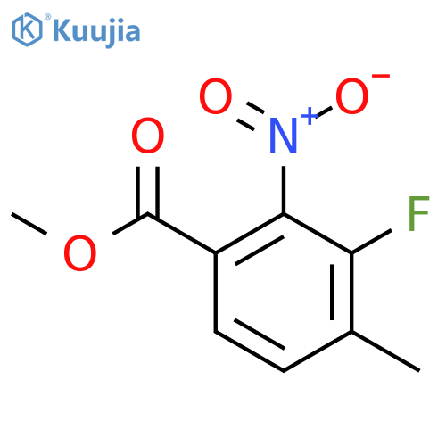 Methyl 3-fluoro-4-methyl-2-nitrobenzoate structure