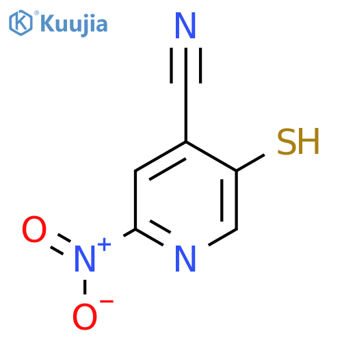 5-Mercapto-2-nitroisonicotinonitrile structure