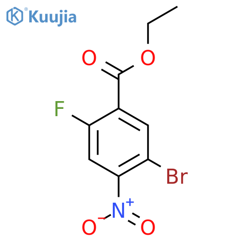 Ethyl 5-bromo-2-fluoro-4-nitrobenzoate structure