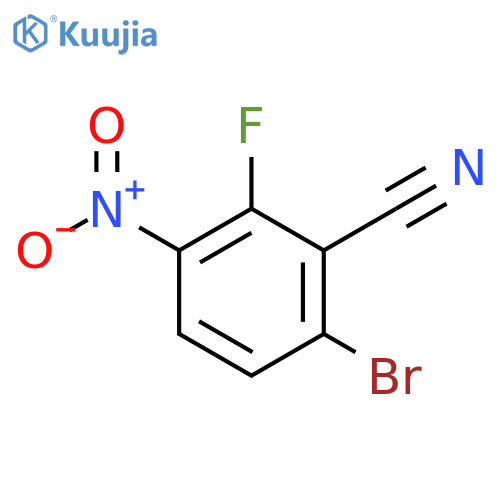 6-Bromo-2-fluoro-3-nitrobenzonitrile structure