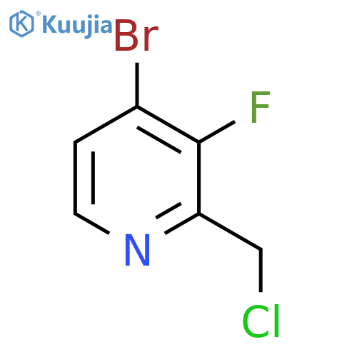 4-Bromo-2-chloromethyl-3-fluoropyridine structure