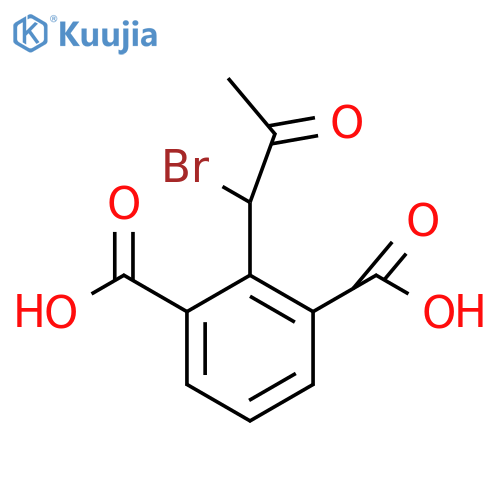 1-Bromo-1-(2,6-dicarboxyphenyl)propan-2-one structure