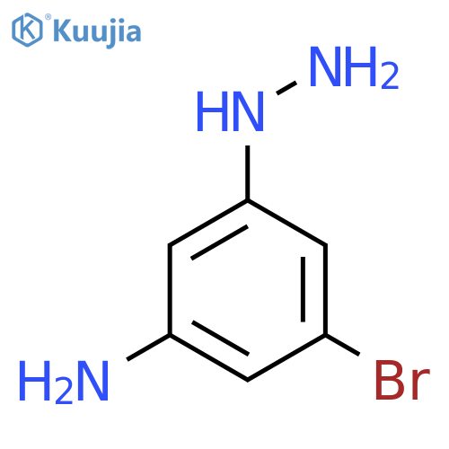3-Amino-5-bromophenylhydrazine structure