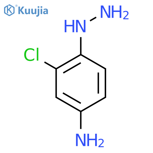 4-Amino-2-chlorophenylhydrazine structure