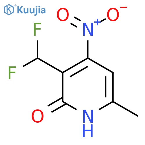 3-(Difluoromethyl)-2-hydroxy-6-methyl-4-nitropyridine structure