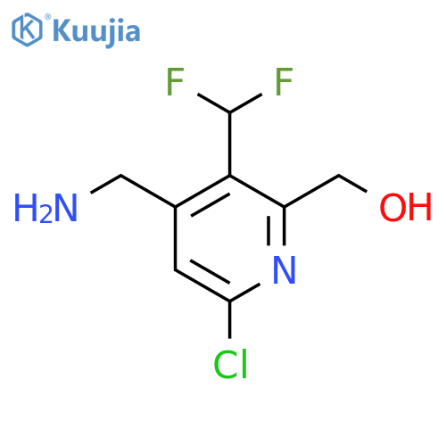 4-(Aminomethyl)-6-chloro-3-(difluoromethyl)pyridine-2-methanol structure