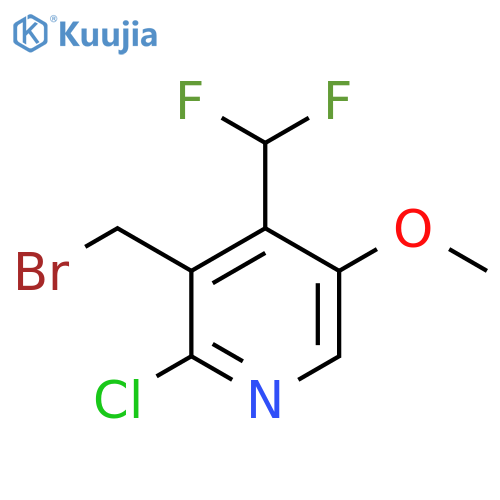 3-(Bromomethyl)-2-chloro-4-(difluoromethyl)-5-methoxypyridine structure