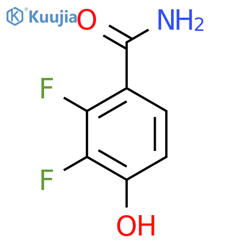 2,3-Difluoro-4-hydroxybenzamide structure