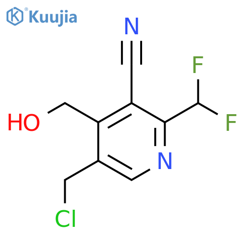 5-(Chloromethyl)-3-cyano-2-(difluoromethyl)pyridine-4-methanol structure