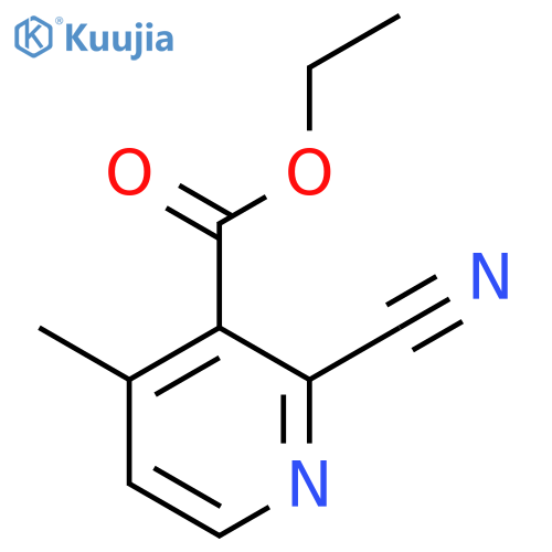 Ethyl 2-cyano-4-methylnicotinate structure