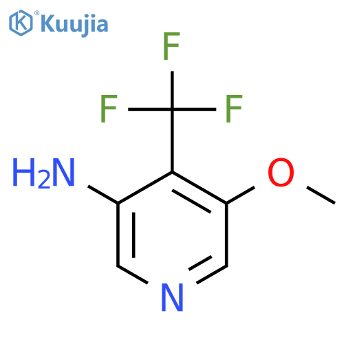 3-Amino-5-methoxy-4-(trifluoromethyl)pyridine structure