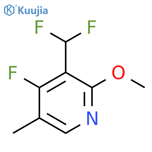 3-(Difluoromethyl)-4-fluoro-2-methoxy-5-methylpyridine structure