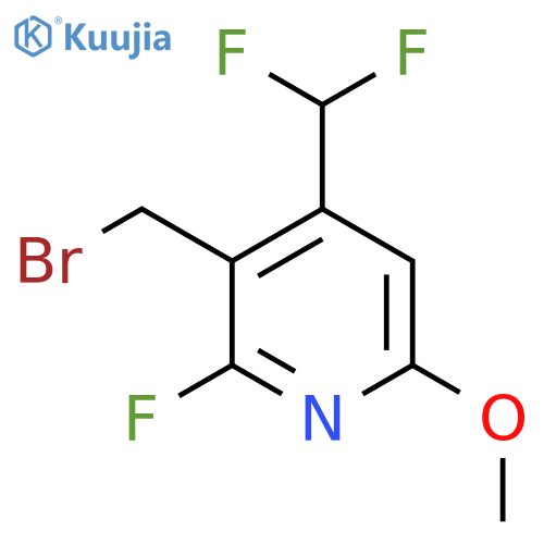 3-(Bromomethyl)-4-(difluoromethyl)-2-fluoro-6-methoxypyridine structure