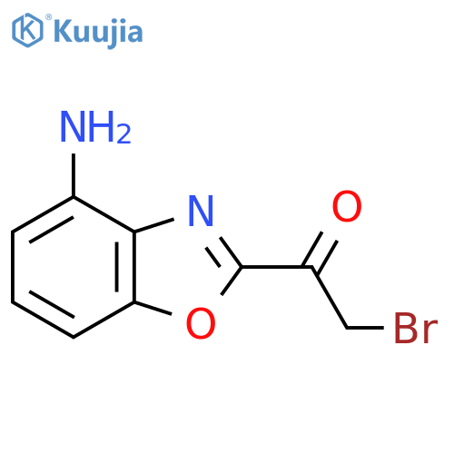 1-(4-Aminobenzo[d]oxazol-2-yl)-2-bromoethanone structure