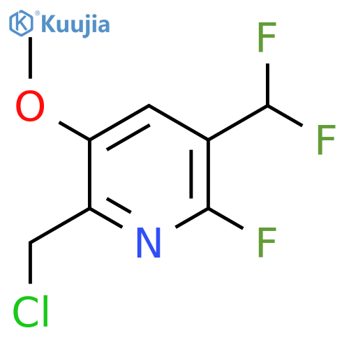 2-(Chloromethyl)-5-(difluoromethyl)-6-fluoro-3-methoxypyridine structure