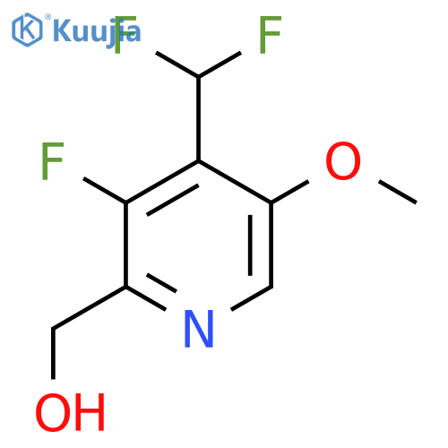 4-(Difluoromethyl)-3-fluoro-5-methoxypyridine-2-methanol structure