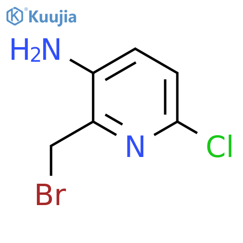 3-Amino-2-bromomethyl-6-chloropyridine structure