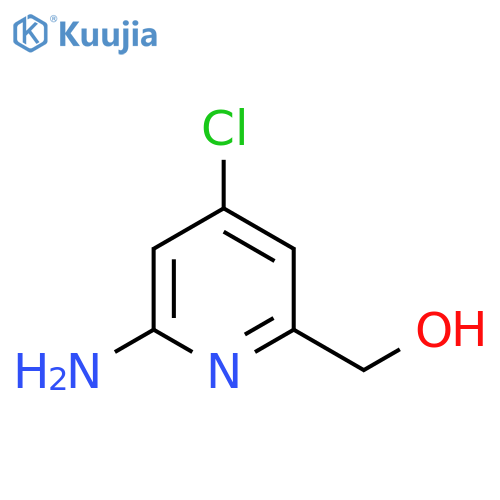 2-Amino-4-chloropyridine-6-methanol structure