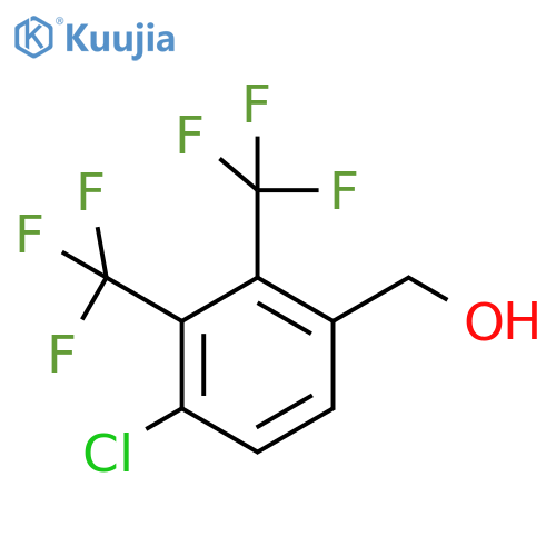 2,3-Bis(trifluoromethyl)-4-chlorobenzyl alcohol structure