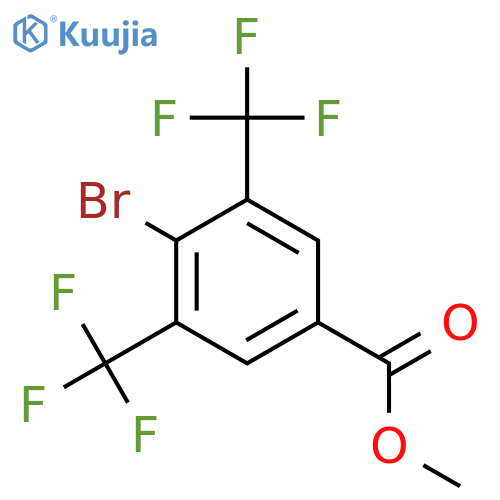 Methyl 3,5-bis(trifluoromethyl)-4-bromobenzoate structure