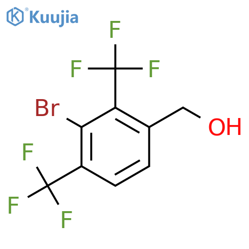 2,4-Bis(trifluoromethyl)-3-bromobenzyl alcohol structure