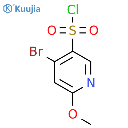 4-Bromo-2-methoxypyridine-5-sulfonyl chloride structure