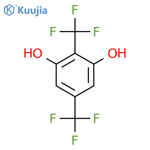 1,4-Bis(trifluoromethyl)-2,6-dihydroxybenzene structure
