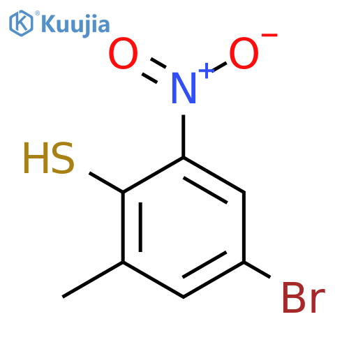 4-Bromo-2-methyl-6-nitrothiophenol structure