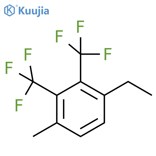 2,3-Bis(trifluoromethyl)-4-ethyltoluene structure