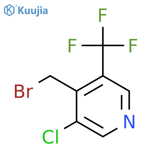 4-Bromomethyl-3-chloro-5-(trifluoromethyl)pyridine structure
