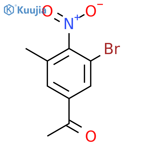 3'-Bromo-5'-methyl-4'-nitroacetophenone structure