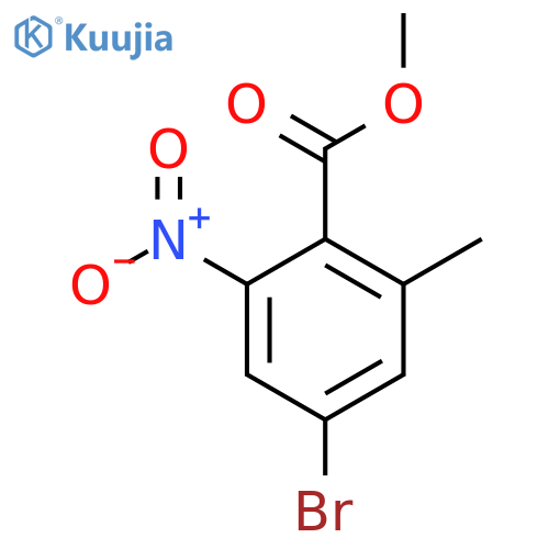 Methyl 4-bromo-2-methyl-6-nitrobenzoate structure