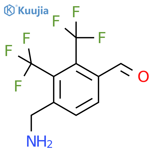 2,3-Bis(trifluoromethyl)-4-formylbenzylamine structure