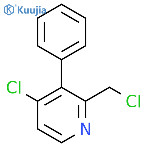 4-Chloro-2-chloromethyl-3-phenylpyridine structure