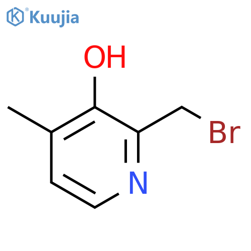 2-Bromomethyl-3-hydroxy-4-methylpyridine structure