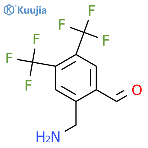 4,5-Bis(trifluoromethyl)-2-formylbenzylamine structure
