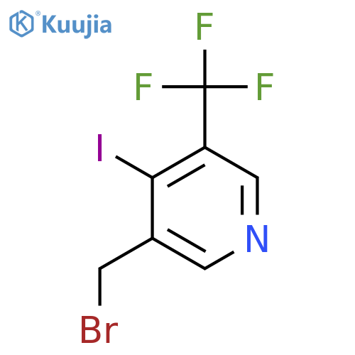 3-Bromomethyl-4-iodo-5-(trifluoromethyl)pyridine structure