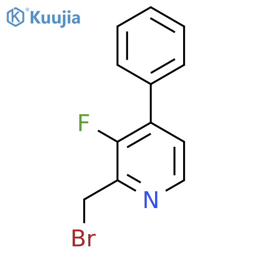 2-Bromomethyl-3-fluoro-4-phenylpyridine structure
