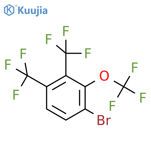 2,3-Bis(trifluoromethyl)-6-bromo(trifluoromethoxy)benzene structure