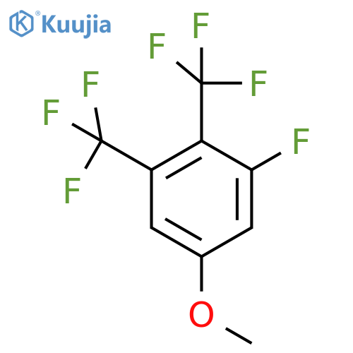 3,4-Bis(trifluoromethyl)-5-fluoroanisole structure