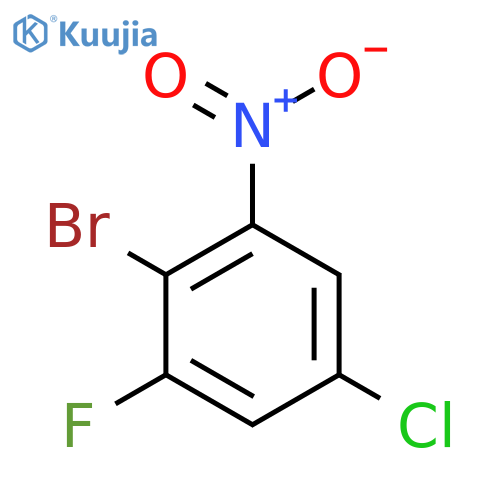 2-Bromo-5-chloro-1-fluoro-3-nitrobenzene structure