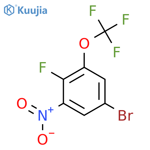1-Bromo-4-fluoro-3-nitro-5-(trifluoromethoxy)benzene structure