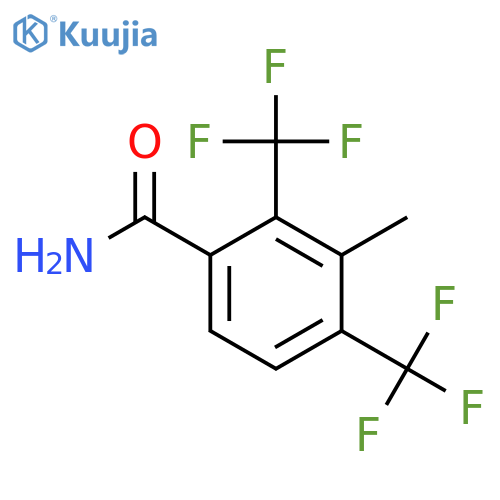 2,4-Bis(trifluoromethyl)-3-methylbenzamide structure