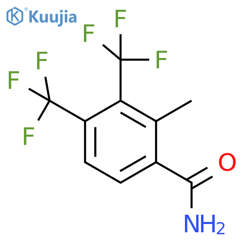 3,4-Bis(trifluoromethyl)-2-methylbenzamide structure