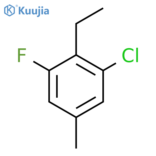 3-Chloro-4-ethyl-5-fluorotoluene structure