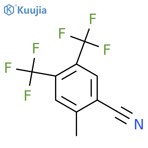 4,5-Bis(trifluoromethyl)-2-methylbenzonitrile structure