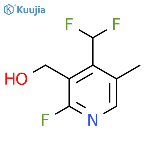 4-(Difluoromethyl)-2-fluoro-5-methylpyridine-3-methanol structure